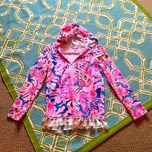 Lilly Pulitzer pullover with hood